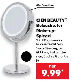 Kaufland CIEN BEAUTY Beleuchteter Make-up Spiegel Angebot