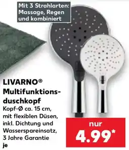 Kaufland LIVARNO Multifunktionsduschkopf Angebot