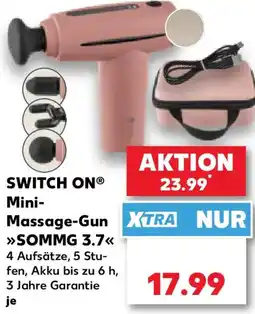 Kaufland SWITCH ON Mini Massage-Gun SOMMG 3.7 Angebot