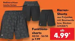 Kaufland CRIVIT Herren Shorts Angebot
