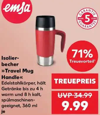 Kaufland Emsa Isolierbecher Travel Mug Handle Angebot