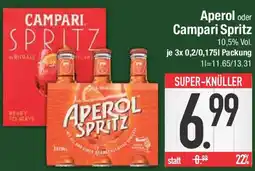 E-Center Aperol oder Campari Spritz Angebot