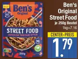 E-Center Ben's Original Street Food Angebot