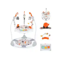Netto Marken-Discount Moni Hopser Magic fun Spielcenter, Musik, Licht, höhenverstellbar, Sitz drehbar orange Angebot