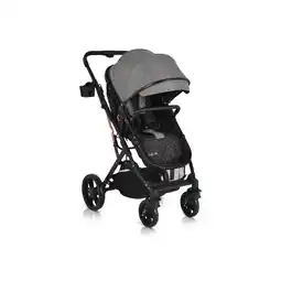 Netto Marken-Discount Moni Kombikinderwagen Rafaello 2 in 1, umbaubar, Sportsitz, Fußabdeckung, Tasche grau Angebot