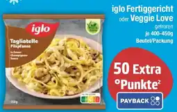 E-Center iglo Fertiggericht oder Veggie Love Angebot