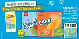 E-Center Langnese Eis Angebot