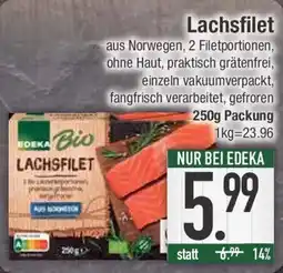 E-Center Lachsfilet Angebot