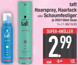 E-Center taft Haarspray, Haarlack oder Schaumfestiger Angebot