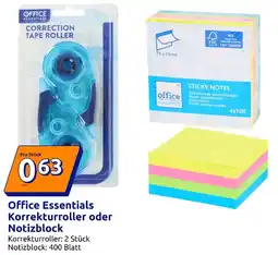 Action Office Essentials Korrekturroller oder Notizblock Angebot