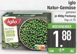 E-Center iglo Natur-Gemüse Angebot