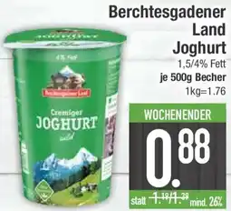 E-Center Berchtesgadener Land Joghurt Angebot