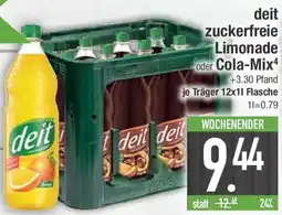 E-Center deit zuckerfreie Limonade oder Cola-Mix Angebot