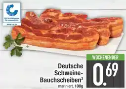 E-Center Deutsche Schweine Bauchscheiben Angebot
