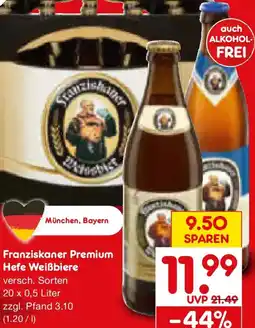 Netto Marken-Discount Franziskaner Premium Hefe Weißbiere Angebot