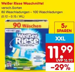 Netto Marken-Discount Weißer Riese Waschmittel Angebot