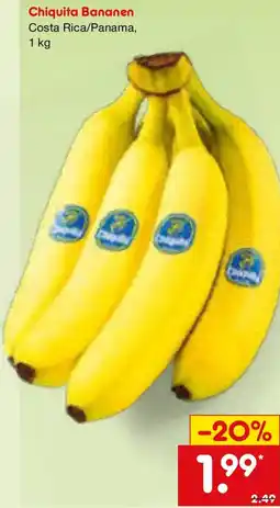Netto Marken-Discount Chiquita Bananen Angebot