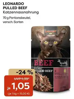 Zoo & Co LEONARDO PULLED BEEF Katzen Nassnahrung Angebot
