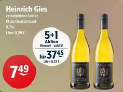 Getränke Hoffmann Heinrich Gies verschiedene Sorten Angebot