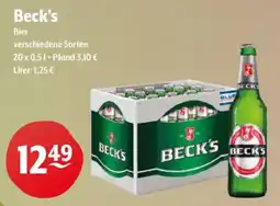 Getränke Hoffmann Beck's Bier Angebot