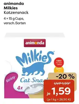 Zoo & Co animonda Milkies Katzensnack Angebot
