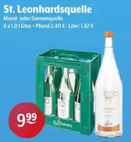 Getränke Hoffmann St. Leonhardsquelle Mond- oder Sonnenquelle Angebot