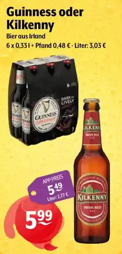 Getränke Hoffmann Guinness oder Kilkenny Angebot