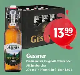 Getränke Hoffmann Gessner Premium Pils Angebot