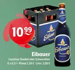 Getränke Hoffmann Eibauer Lausitzer Dunkel oder Schwarzbier Angebot