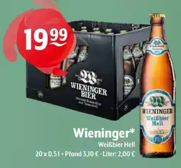 Getränke Hoffmann Wieninger Weißbier Hell Angebot