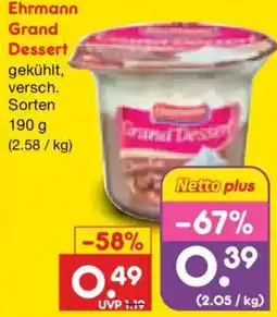 Netto Marken-Discount Ehrmann Grand Dessert Angebot
