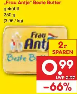 Netto Marken-Discount Frau Antje Beste Butter Angebot