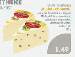 Edeka Struve KÄSEREI CHAMPIGNON ALLGÄUER RAHMTORTE Angebot