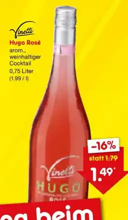 Netto Marken-Discount Vinetti Hugo Rosé Angebot