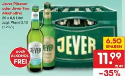 Netto Marken-Discount Jever Pilsener oder Jever Fun Alkoholfrei Angebot