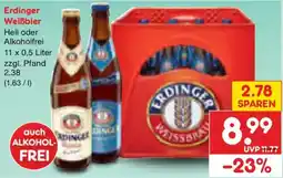 Netto Marken-Discount Erdinger Weißbier Angebot
