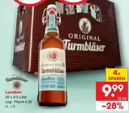 Netto Marken-Discount Original Turmbläser Landbier Angebot