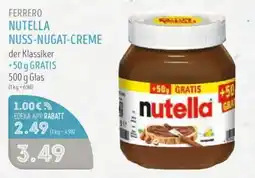 Edeka Struve FERRERO NUTELLA NUSS-NUGAT-CREME Angebot