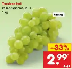 Netto Marken-Discount Trauben hell Angebot