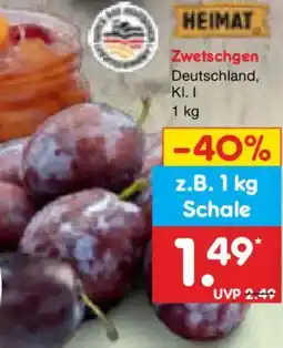 Netto Marken-Discount HEIMAT Zwetschgen Angebot