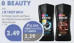 Edeka Struve AXE 3 IN 1 BODY WASH Angebot