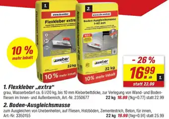 toom Baumarkt Flexkleber extra Angebot