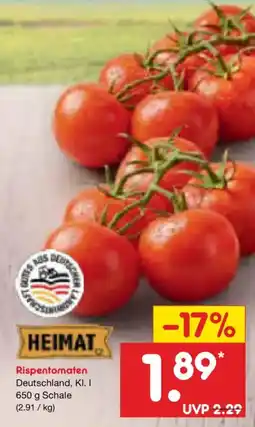 Netto Marken-Discount HEIMAT Rispentomaten Angebot
