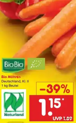 Netto Marken-Discount Bio Möhren Angebot