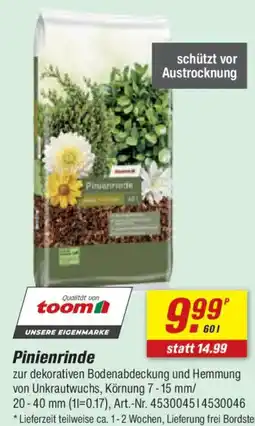 toom Baumarkt Pinienrinde Angebot