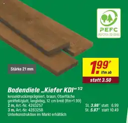 toom Baumarkt Bodendiele „Kiefer KDI“ 1/2 Angebot