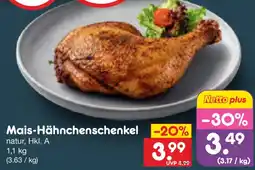 Netto Marken-Discount Mais-Hähnchenschenkel Angebot