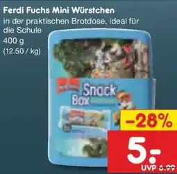 Netto Marken-Discount Ferdi Fuchs Mini Würstchen Angebot