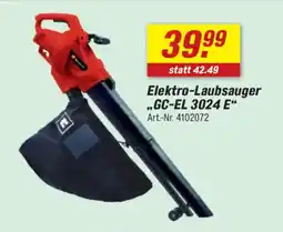toom Baumarkt Elektro-Laubsauger "GC-EL 3024 E" Angebot