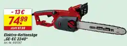 toom Baumarkt Elektro-Kettensäge „GE-EC 2240“ Angebot